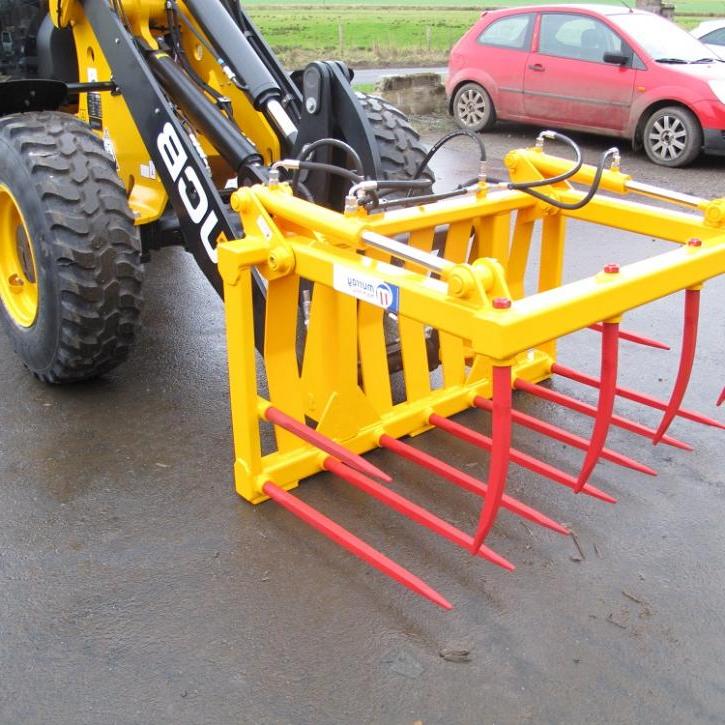 4' 6 Muck Fork and Top Grab for JCB 406
